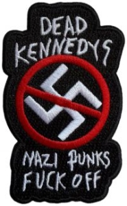 Dead Kennedys - Patch Nazi Punks Fuck Off (8,9 X 5, i gruppen MERCHANDISE / Accessoarer / Pop-Rock hos Bengans Skivbutik AB (5639244)