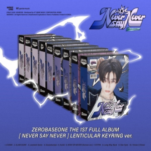 Zerobaseone - Never Say Never (Lenticular Keyring Ver.) (Random Ver.) i gruppen MERCHANDISE / Merch+Code / Kommende / K-Pop hos Bengans Skivbutik AB (5639290)