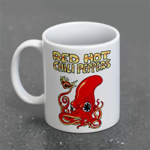 Red Hot Chili Peppers - Squid White Pod Mug i gruppen MERCHANDISE / Merch / Pop-Rock hos Bengans Skivbutik AB (5639321)