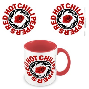 Red Hot Chili Peppers - Logo Stamp Red Coloured Inner Pod Mug i gruppen MERCHANDISE / Kopp / Pop-Rock hos Bengans Skivbutik AB (5639337)