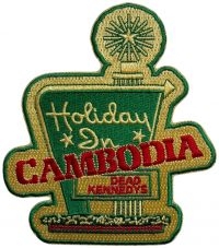 Dead Kennedys - Patch Holiday In Cambodia (11,4 X 1 i gruppen MERCHANDISE / Tøypatch / Pop-Rock hos Bengans Skivbutik AB (5639488)