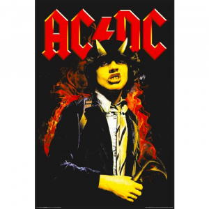 Ac/Dc - Horns Blacklight 91,5 X 61 Cm i gruppen BW-Poster hos Bengans Skivbutik AB (5640248)