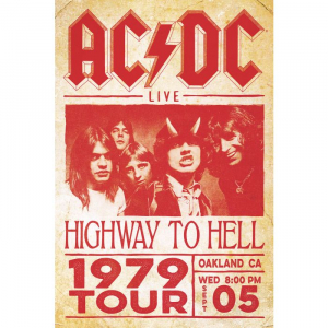 Ac/Dc - Concert 1979 91,5 X 61 Cm i gruppen BW-Poster hos Bengans Skivbutik AB (5640249)