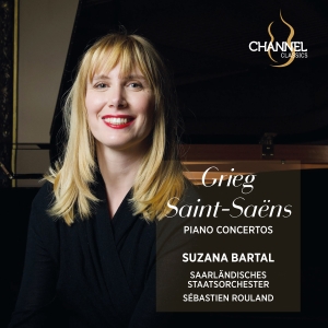 Suzana Bartal Saarlandisches Staat - Grieg & Saint-Saens: Piano Concerto i gruppen CD / Kommende / Klassisk hos Bengans Skivbutik AB (5640656)