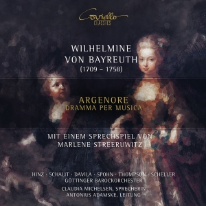Wilhelmine Von Bayreuth - Argenore i gruppen CD / Kommende / Klassisk hos Bengans Skivbutik AB (5640679)