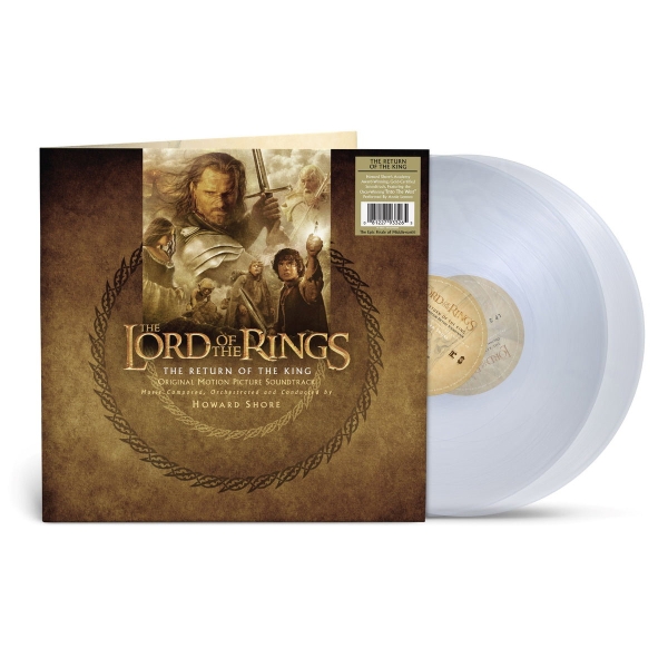 Howard Shore - The Lord Of The Rings: The Return Of The King (Clear 2Lp) i gruppen VINYL / Film-Musikkkal hos Bengans Skivbutik AB (5640979)