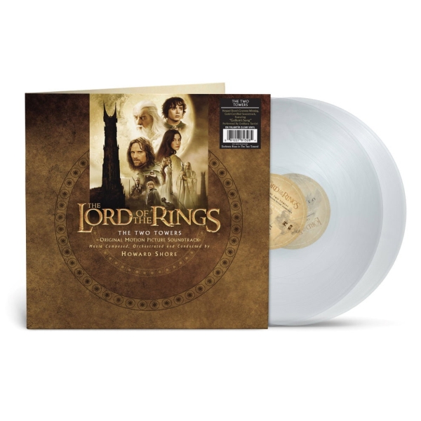 Howard Shore - The Lord Of The Rings: The Two Towers (Clear 2Lp) i gruppen VINYL / Film-Musikkkal hos Bengans Skivbutik AB (5640980)