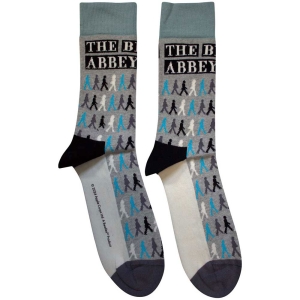 Beatles  - Abbey Road Colours Crossing Repeat Uni Grey Socks (Eu 36-40) i gruppen MERCHANDISE /  /  /  hos Bengans Skivbutik AB (5641744)