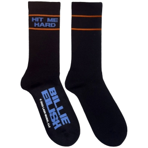 Billie Eilish - Hit Me Hard & Soft Uni Bl Socks (Eu 36-40) i gruppen MERCHANDISE / / hos Bengans Skivbutik AB (5641760)