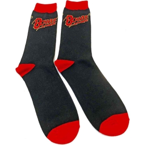 David Bowie - Flash Logo Uni Bl Socks (Eu 36-40) i gruppen MERCHANDISE /  /  hos Bengans Skivbutik AB (5641764)