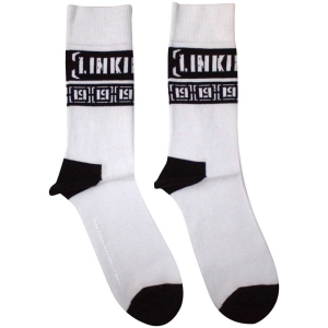 Linkin Park - Lp Repeat Uni Wht Socks (Eu 36-40) i gruppen MERCHANDISE / / hos Bengans Skivbutik AB (5641787)
