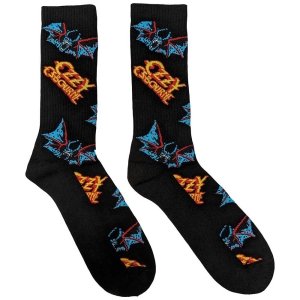 Ozzy Osbourne - Logos & Bats Uni Bl Socks (Eu 36-40) i gruppen MERCHANDISE / / hos Bengans Skivbutik AB (5641798)