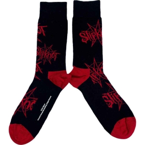 Slipknot - Logo & Nonagram Uni Bl Socks (Eu 36-40) i gruppen MERCHANDISE / / hos Bengans Skivbutik AB (5641814)