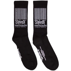 Slipknot - Barcode & Tribal S Uni Bl Socks (Eu 36-40) i gruppen MERCHANDISE / Strumpor / Hårdrock hos Bengans Skivbutik AB (5641817)