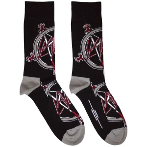 Slayer - Pentagram Uni Bl Socks (Eu 36-40) i gruppen MERCHANDISE / / hos Bengans Skivbutik AB (5641819)