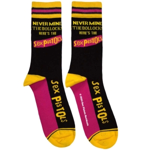 Sex Pistols - Nmtb Stripes Uni Bl Socks (Eu 36-40) i gruppen MERCHANDISE / / hos Bengans Skivbutik AB (5641825)