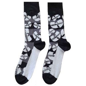 Wu Tang Clan - Logos Monochrome Uni Bl Socks (Eu 36-40) i gruppen MERCHANDISE / / hos Bengans Skivbutik AB (5641828)