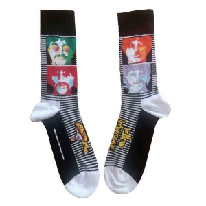 Beatles - Yellow Submarine Sea Of Science Faces Colour Uni Bl Socks (Eu 36-40) i gruppen MERCHANDISE / / hos Bengans Skivbutik AB (5641836)