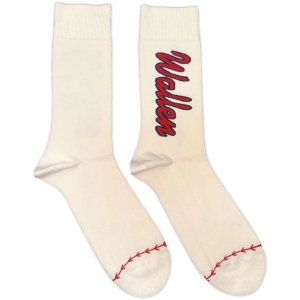 Morgan Wallen - Red Logo Baseball Uni Natrl Socks (Eu 40-45) i gruppen MERCHANDISE / / hos Bengans Skivbutik AB (5641845)