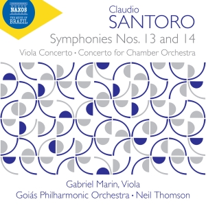 Claudio Santoro - Symphonies Nos. 13 & 14 i gruppen CD / Kommende / Klassisk hos Bengans Skivbutik AB (5642046)