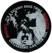 Monster Magnet - Patch Satanic Drug Thing (9,1 Cm) i gruppen MERCHANDISE / Tøypatch / Heavy Metal hos Bengans Skivbutik AB (5642122)