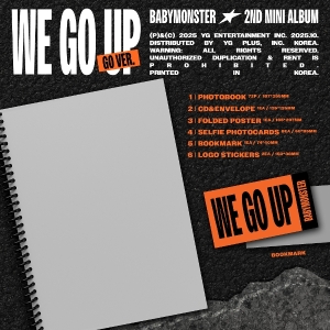 Babymonster - We Go Up (Go Ver.) + Photocard i gruppen Minishops / K-Pop Minishops / Babymonster hos Bengans Skivbutik AB (5642490)