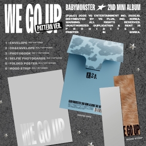 Babymonster - We Go Up (Pattern - Pharita) + Photocard i gruppen VI TIPSER / Fredagsutgivelser / 2025-10-10 hos Bengans Skivbutik AB (5642495)