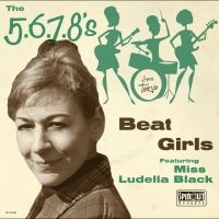 5.6.7.8'S The Feat. Miss Ludella B - Beat Girls Ep i gruppen VINYL / Kommende / Pop-Rock hos Bengans Skivbutik AB (5642621)