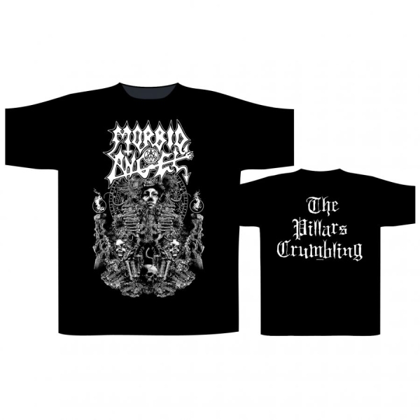 Morbid Angel - T/S Pillars Crumbling (S) i gruppen MERCH / Klær / T-skjorter hos Bengans Skivbutik AB (5642811)