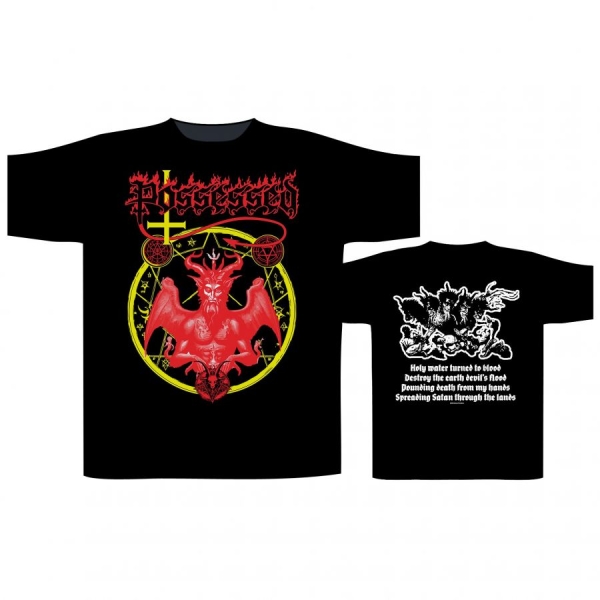 Possessed - T/S Red Devil (L) i gruppen MERCH / Klær / T-skjorter hos Bengans Skivbutik AB (5642814)