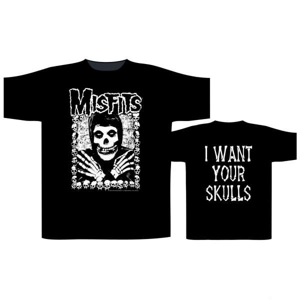 Misfits - T/S I Want Your Skull (L) i gruppen MERCH / Klær / T-skjorter hos Bengans Skivbutik AB (5642828)