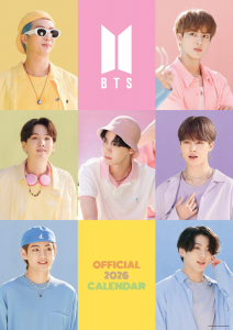 Bts   - 2026 A3 Calendar i gruppen MERCHANDISE /  /  /  hos Bengans Skivbutik AB (5642852)