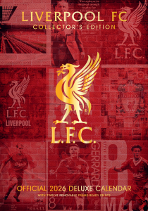 Liverpool Fc  - 2026 A3 Deluxe Calendar i gruppen VI TIPSER / Fredagsutgivelser / 2025-09-26 hos Bengans Skivbutik AB (5642862)