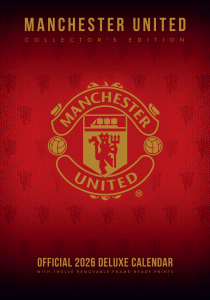 Manchester United Fc  - 2026 A3 Deluxe Calendar i gruppen MERCHANDISE /  /  /  hos Bengans Skivbutik AB (5642864)