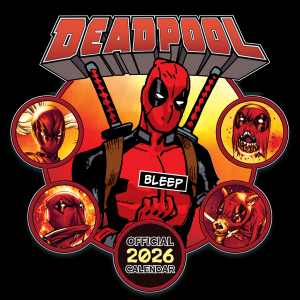 Marvel Deadpool  - 2026 Square Calendar i gruppen VI TIPSER / Fredagsutgivelser / 2025-09-26 hos Bengans Skivbutik AB (5642885)