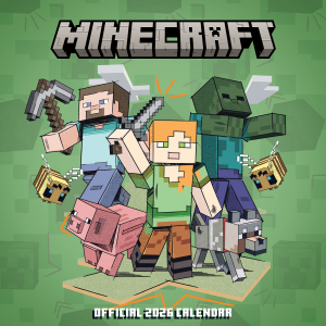 Minecraft  - 2026 Square Calendar i gruppen VI TIPSER / Fredagsutgivelser / 2025-09-26 hos Bengans Skivbutik AB (5642887)