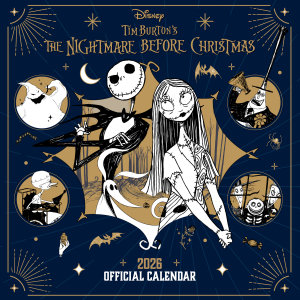 The Nightmare Before Christmas  - 2026 Square Calendar i gruppen MERCHANDISE /  /  /  hos Bengans Skivbutik AB (5642890)