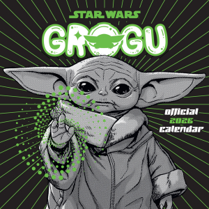 Star Wars The Mandalorian Grogu  - 2026 Square Calendar i gruppen VI TIPSER / Fredagsutgivelser / 2025-09-26 hos Bengans Skivbutik AB (5642897)