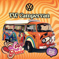 Vw Campervans  - 2026 Square Calendar i gruppen VI TIPSER / Fredagsutgivelser / 2025-09-26 hos Bengans Skivbutik AB (5642905)