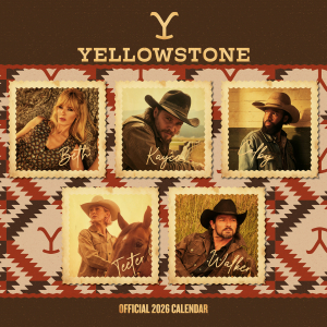Yellowstone  - 2026 Square Calendar i gruppen MERCHANDISE /  /  /  hos Bengans Skivbutik AB (5642908)