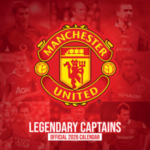 Manchester United Fc Legends  - 2026 Square Calendar i gruppen MERCHANDISE /  /  /  hos Bengans Skivbutik AB (5642912)