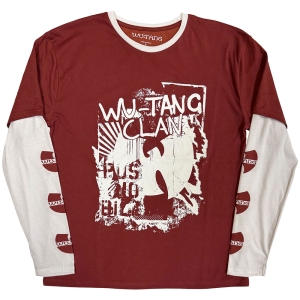 Wu-Tang Clan - Graffiti (Red & White) Uni Layered Longsleeve i gruppen MERCHANDISE / T-shirt / Nyheter / Hip Hop-Rap hos Bengans Skivbutik AB (5643214r)