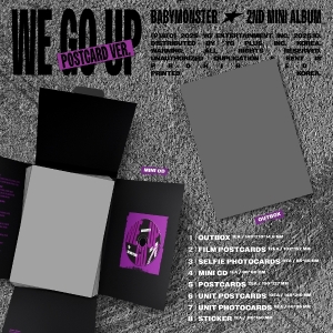 Babymonster - We Go Up (Postcard Ver.) + Photocard i gruppen VI TIPSER / Fredagsutgivelser / 2025-10-10 hos Bengans Skivbutik AB (5643339)