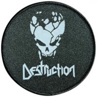 Destruction - Patch Skull Logo (10 Cm) i gruppen MERCHANDISE / Tøypatch / Heavy Metal hos Bengans Skivbutik AB (5643400)