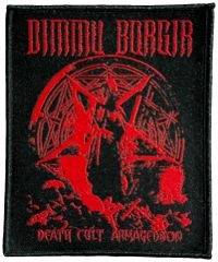 Dimmu Borgir - Patch Death Cult Armageddon Red (10 i gruppen MERCHANDISE / Tøypatch / Heavy Metal hos Bengans Skivbutik AB (5643403)