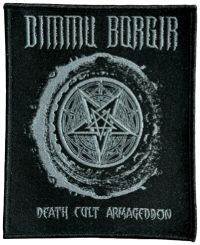Dimmu Borgir - Patch Death Cult Armageddon Silver( i gruppen MERCHANDISE / Tøypatch / Heavy Metal hos Bengans Skivbutik AB (5643404)