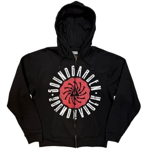Soundgarden - Circle Logo Uni Bl Zip Hoodie i gruppen MERCHANDISE / Hoodies / Nyheter / Pop-Rock hos Bengans Skivbutik AB (5643885r)