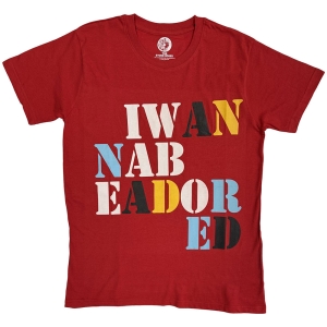 Stone Roses - Adored Uni Red T-Shirt i gruppen MERCHANDISE / T-shirt / Nyheter / Pop-Rock hos Bengans Skivbutik AB (5643890r)