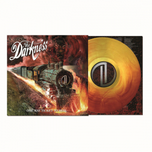 The Darkness - One Way Ticket To Hell ...And Back (Ltd Orange & Yellow Vinyl LP) i gruppen VINYL / Kommende / Metal,Pop-Rock hos Bengans Skivbutik AB (5644216)