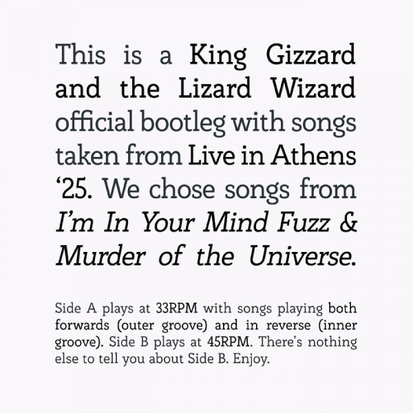 King Gizzard And The Lizard Wizard - Songs From I'm In Your Mind Fuzz & i gruppen VI TIPSER / Fredagsutgivelser / 2025-11-21 hos Bengans Skivbutik AB (5644341)